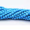 Naturtal Chinese Turquoise Smooth Polished Round Ball Beads Strand Length is 14 Inches and Size 4mm Approx. This listing is for 10 strands.